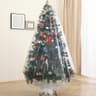 Liyaomix Christmas tree disposal bag, clear, 9 x 6 ft