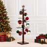 Wood ornament display tree, 32 in, with arms