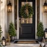 Glitzhome pre-lit porch trees, 3 ft, 2 pack, 70 LEDs