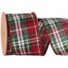 LaRibbons wired plaid ribbon, 2.5 in x 10 yards