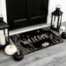 Mocsicka Halloween skull doormat, 17 x 30 in