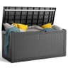 PatioZen deck box, 100 gallon, 48 x 21.5 x 24.5 in, holds 550 lb