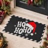 Breling Ho Ho Ho black coir Christmas doormat