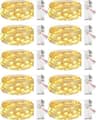 Fairy lights, 10 pack, 7 ft, 20 LED, with timer