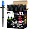 Christmas light stakes, 8.5 to 10 in, 100 pack