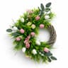 Tulip and lavender spring wreath, 24 in, pink and white