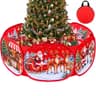 Pop-up Christmas tree fence barrier, foldable pet barrier