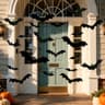 Hanging bats, 12 pieces, 3D mini bats