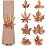 Remerry fall napkin rings, set of 8, leaf and pumpkin