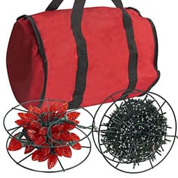 Dazzle Bright light storage bag with 3 metal reels, 600D Oxford