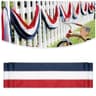 Striped bunting banner, 2 ft x 20 ft, 1 pack