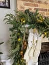 Pre-lit garland, 9 ft, 50 LED, battery with timer