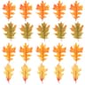 FZBNSRKO artificial fall maple and oak leaves, 100 pieces, 4 sizes