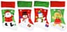 Black Duck Brand embroidered felt stockings, set of 4, 18 in