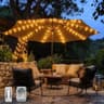 Cordless umbrella lights, 120 LED, fits 7 to 11 ft umbrellas
