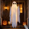 Hanging swinging ghost, 5 ft, IP65, remote string lights