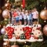 Personalized family Christmas ornament 2026, acrylic, photo and name