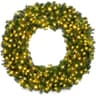 Best Choice Products pre-lit fir wreath, 30 in, 100 LED, 220 tips