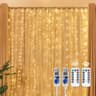 Brightown 300 LED curtain lights, 9.8 x 9.8 ft, 2 pack