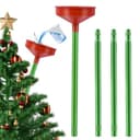 Christmas tree watering funnel, 47 in, large stainless steel tubes