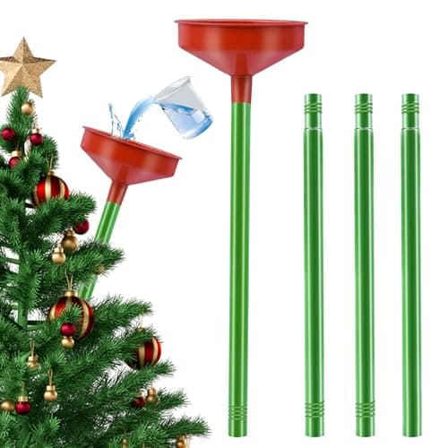 Christmas tree watering funnel, 47 in, large stainless steel tubes