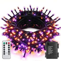 ITICdecor Halloween lights, 100 LED, 33 ft, battery