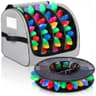 Light storage bag with 4 reels, 500 ft capacity, 600D Oxford
