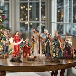 Ultym nativity scene figurines, 12 pieces, 12.5 in