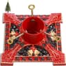 Cinnvoice cast iron tree stand with deep water reservoir
