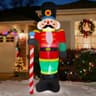 yofit inflatable nutcracker soldier, 8 ft, LED