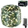 Tcamp tree lights, 500 LED, 164 ft, 3 mm green copper wire
