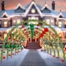 Cinnvoice Christmas arch light kit, 6 arches at 10 ft