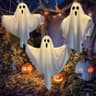 Xunqee hanging light-up ghosts, 3 pack, 22.5 in