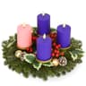 Waipfaru Advent wreath set, 12 in, with 4 flameless candles