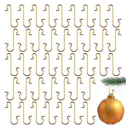 Zanzike ornament hooks, 100 pack, gold