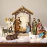 Gleemoria nativity set, 13 pieces, 6.7 in figures