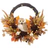 Valery Madelyn collapsible fall wreath, 24 in, lighted