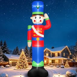 MICOCAH inflatable nutcracker soldier, 12 ft