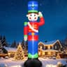 MICOCAH inflatable nutcracker soldier, 12 ft