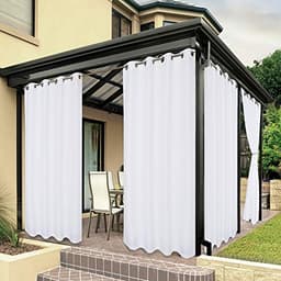 BONZER outdoor curtains for patio, waterproof