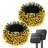 Brightown solar string lights, 2 pack, 80 ft each, 200 LED