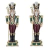 Haute Decor solid resin nutcracker, 35 in, set of 2