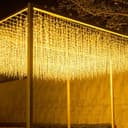 GTSYDING icicle lights, 400 LED over 32.8 ft, 80 drops