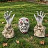 Zombie groundbreaker, 3 pieces: head and two hands