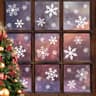 LUDILO Christmas window clings, 135 pieces, snowflakes