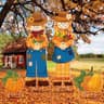 Geetery fall scarecrow yard stakes, 4 pieces