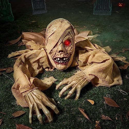 JOYIN zombie groundbreaker, light-up eye and sound, IR sensor activated