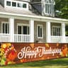 Happy Thanksgiving banner, 9.8 x 1.5 ft