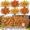 Alupssuc artificial fall flowers, 24 bundles, 13 in, double UV coating
