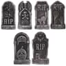 Hourleey foam RIP tombstones, 6 pack, 15 in
